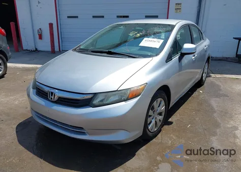 2012 Honda Civic Lx from USA, damaged, VIN 2HGFB2F50CH523801